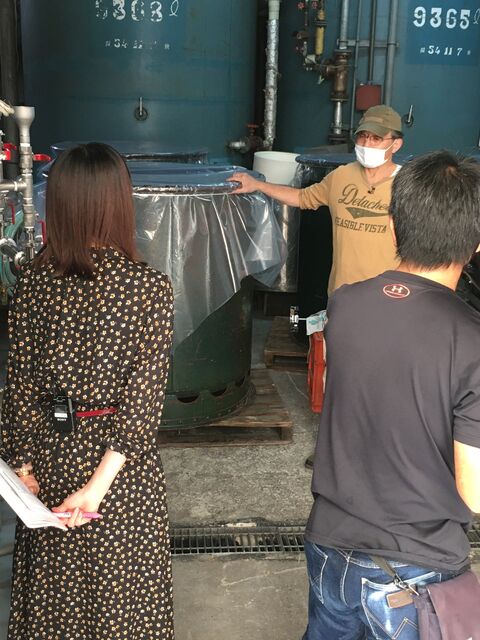 写真20 ジンを蔵に貯蔵保管