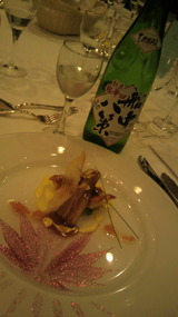 船中ひやおろしと笠子と穴子