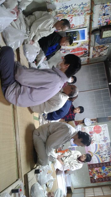 (11)「こしき倒し」お祝い会場