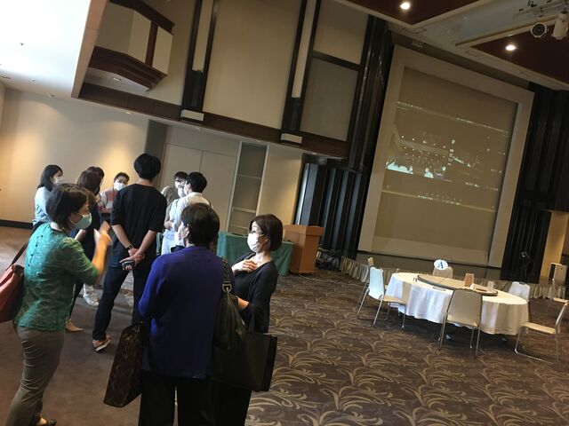 写真9 会場でリハーサル
