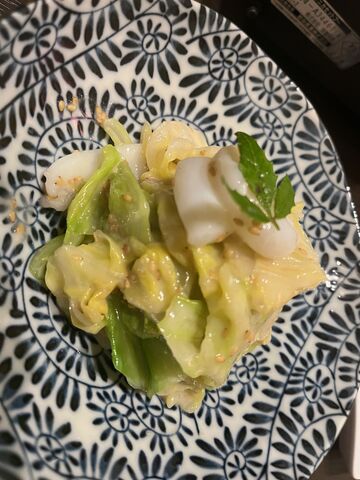 写真5 イカ酢味噌和え