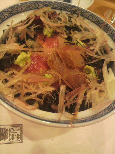 ミニ漬け丼