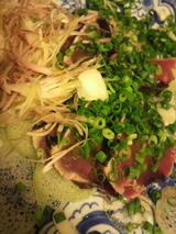 2011.9.28鰹の塩タタキ