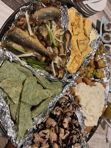 写真6 酒肴盛り