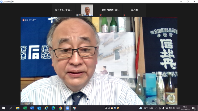 写真1 国分さんWEB研修 竹村入室