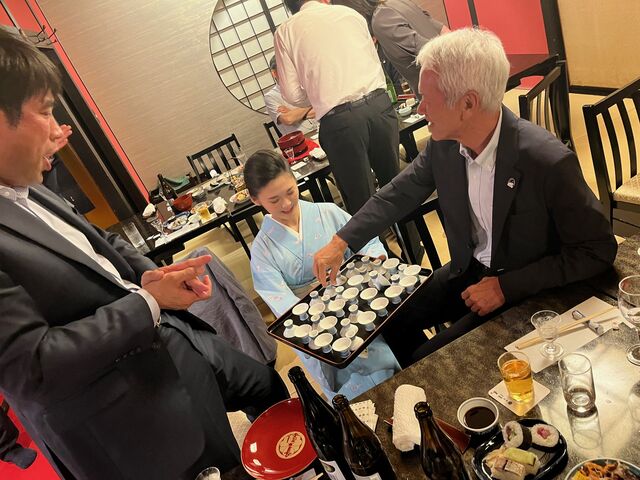 写真29 藤田社長引く!