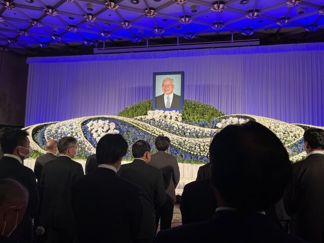 写真4 献花