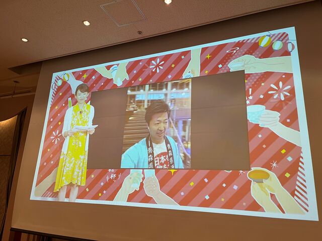 写真22 青森から生中継