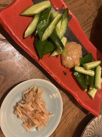 写真8 味噌キュウリと梅水晶