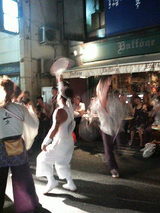 店頭でよさこい