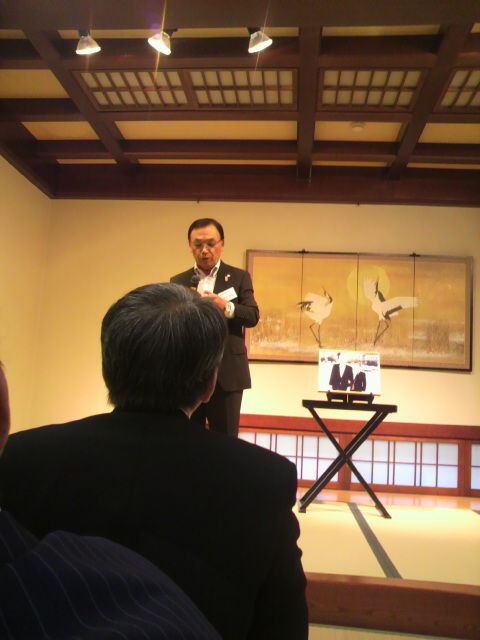 野村頭取さん乾杯ご発声