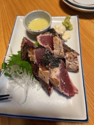 写真2 鰹の塩タタキ