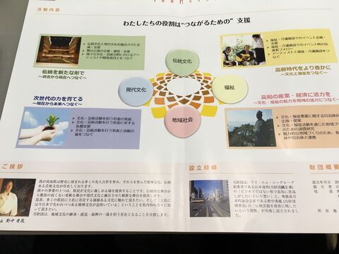 写真2 こうち文化福祉振興財団パンフ