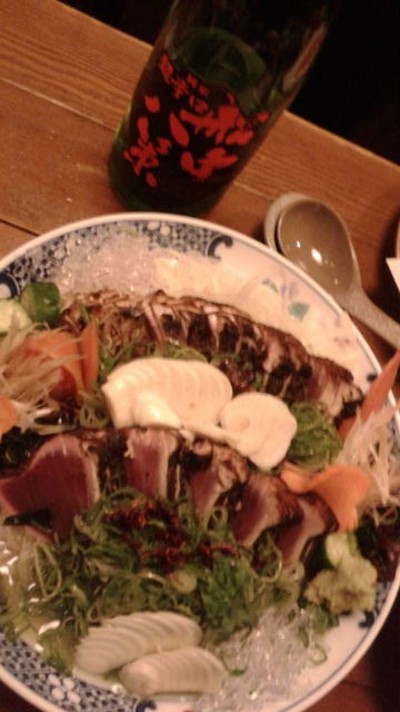 (10)鰹の塩だれタタキ