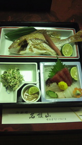 鯛、刺身、酒盗、白和え