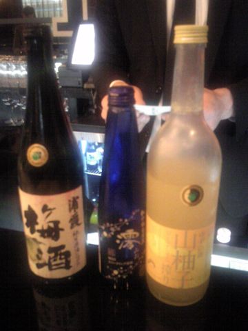 (12)「浦霞梅酒」「澪」「山柚子」