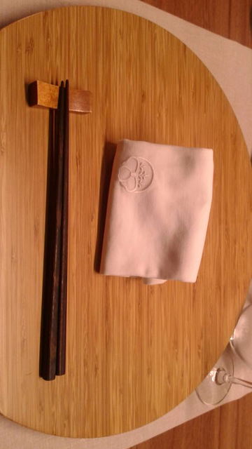 (2)テーブルしつらえ