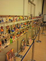 フィギュアがズラリ(展示)