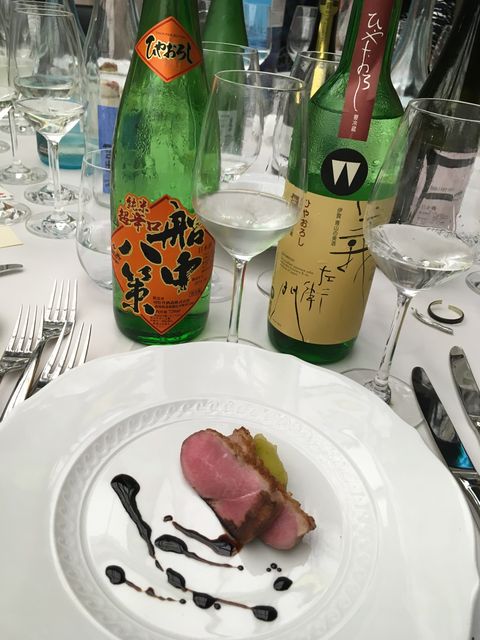 写真15 ひやおろしと鴨肉