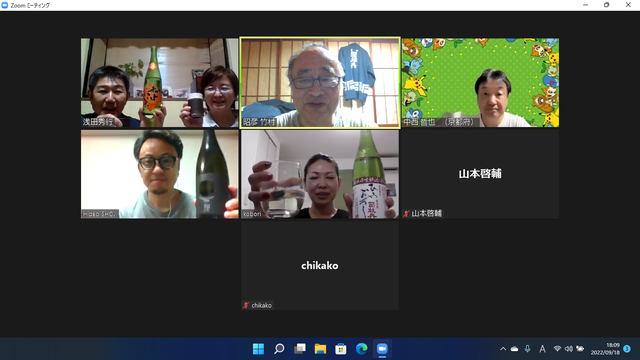 写真5 5人で乾杯