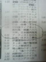 ラジオ番組・新聞番組欄