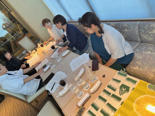 写真1 酢みかん&土佐寿司ミーティングスタート