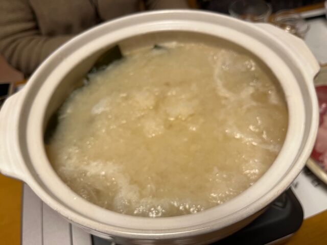 写真13 入河内大根の牡丹雪鍋