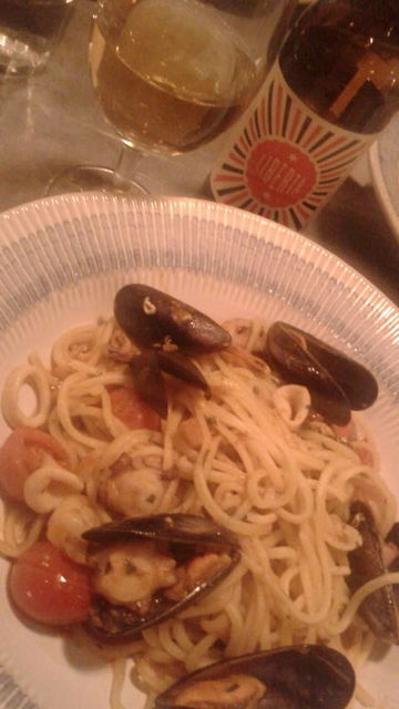 (26)パスタとビール