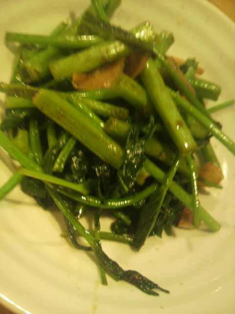 (22)空芯菜ニンニク炒め