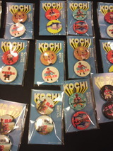 高知の缶バッヂ