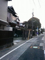 池内蔵太邸跡近辺
