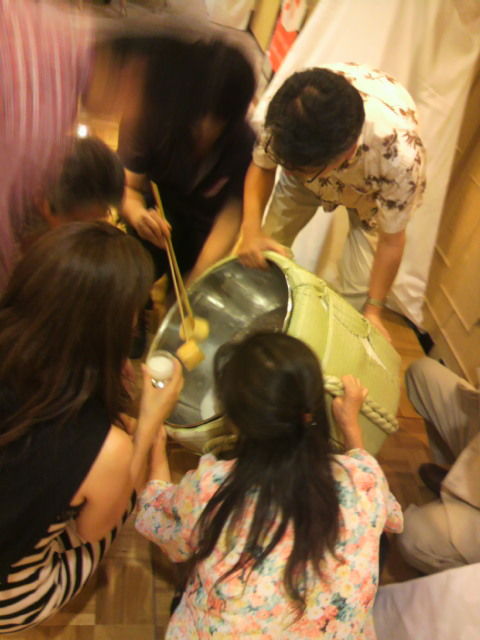 モロミ酒をさらえる