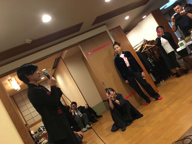 写真15 事務局の方の感激のスピーチ
