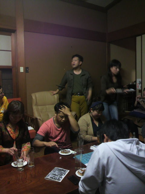 カボチャのタルトをいただく