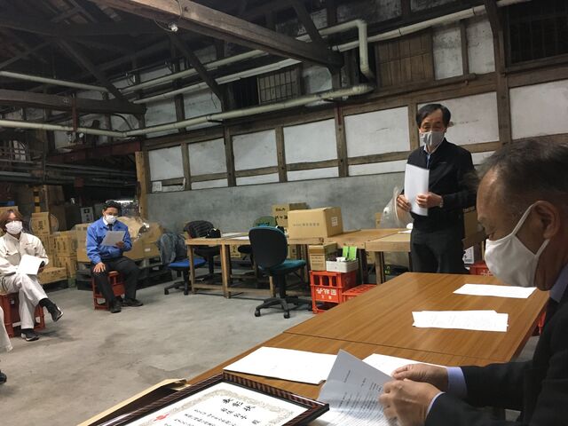 写真1 始業式開会