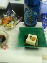 2007.7.6宇宙酒とお料理