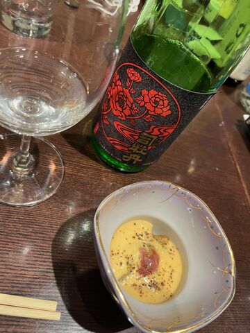 写真15 封印酒と冷菜