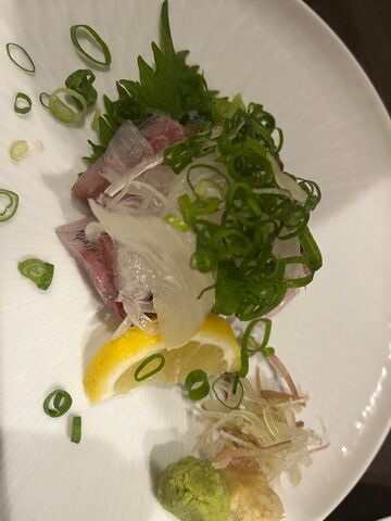 写真8 アジのお造り