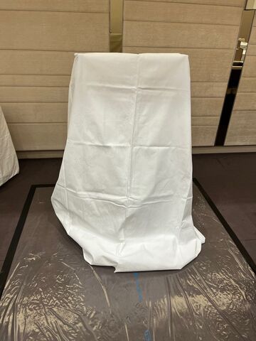 写真2 袋吊りを隠す