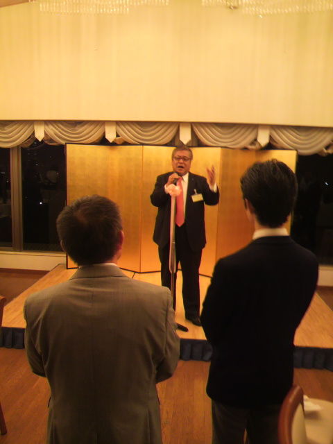 中締め・戸田社長