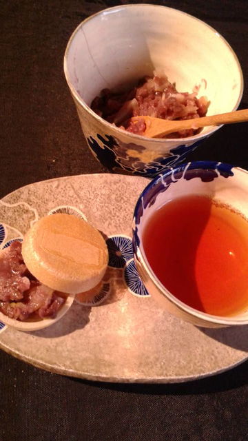 (5)モナカとお茶