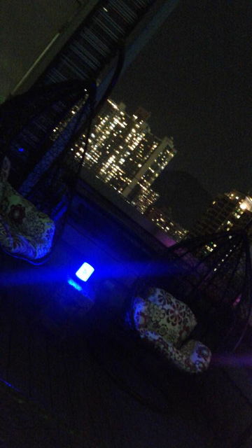 (25)屋上テラス席の夜景2