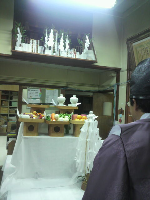 司牡丹・事務所の神事