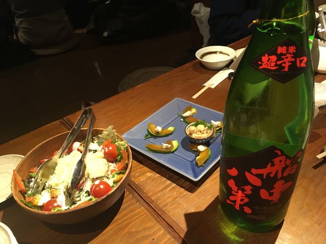 写真10 船中八策とサラダ等