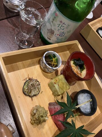 写真7 花と恋してと前菜