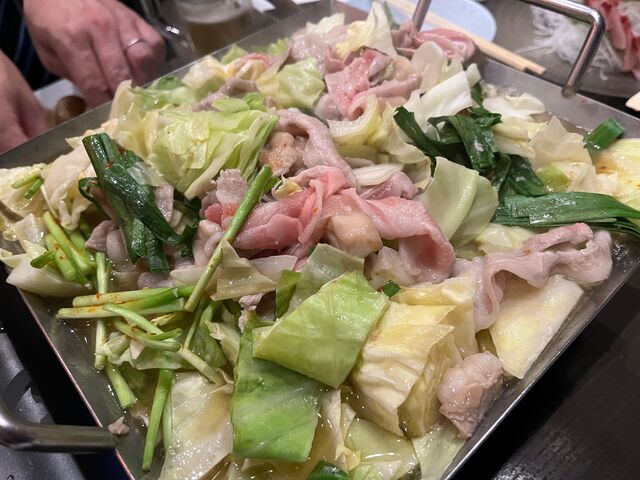 写真16 鉄板焼き途中