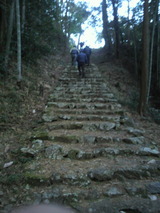 続く石段