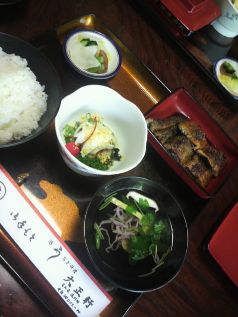 「大正軒」鰻蒲焼き定食