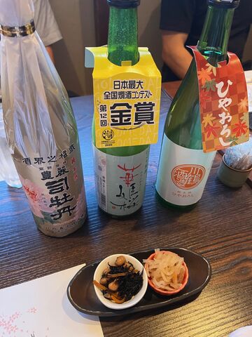 写真3 持ち込み酒3本