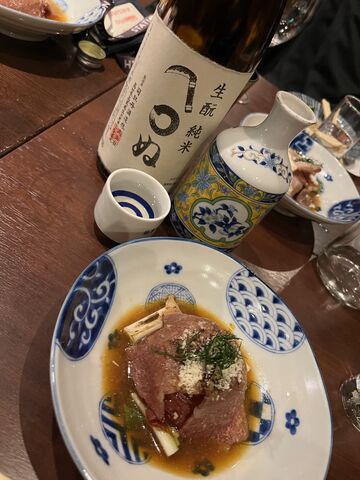写真10 かまわぬ燗酒と逸品